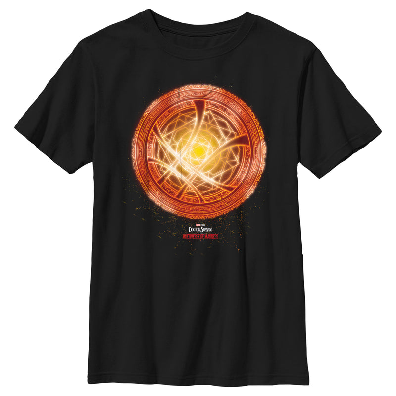 Boy's Marvel Doctor Strange in the Multiverse of Madness Orange Rune T-Shirt