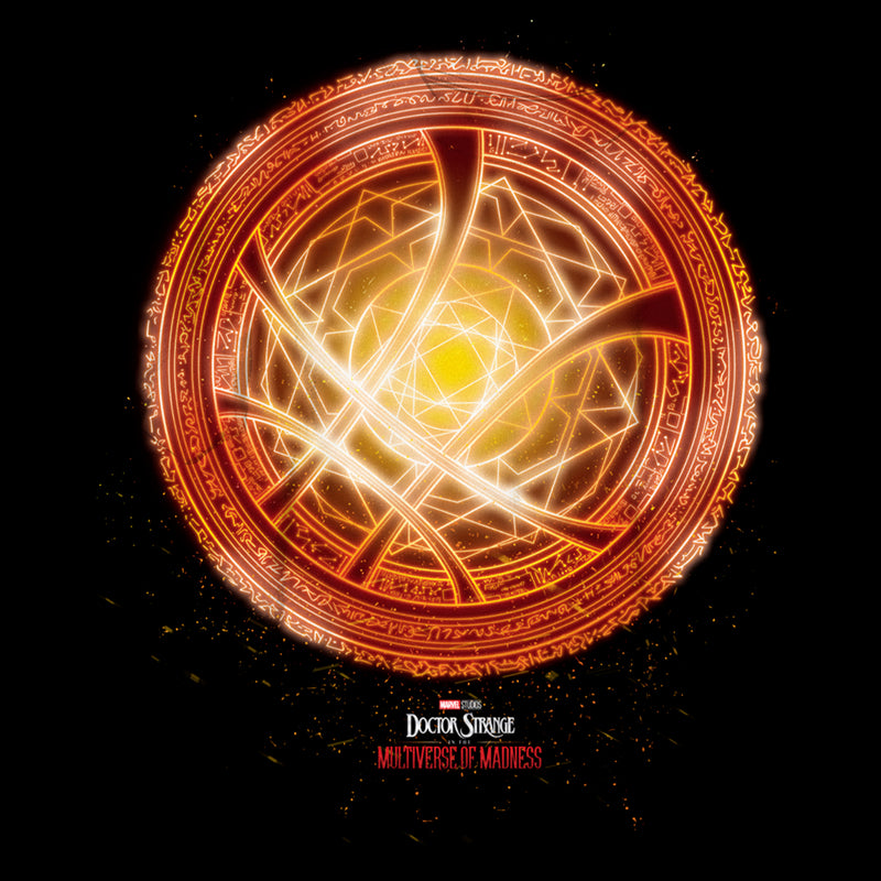 Boy's Marvel Doctor Strange in the Multiverse of Madness Orange Rune T-Shirt