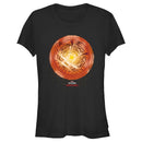 Junior's Marvel Doctor Strange in the Multiverse of Madness Orange Rune T-Shirt