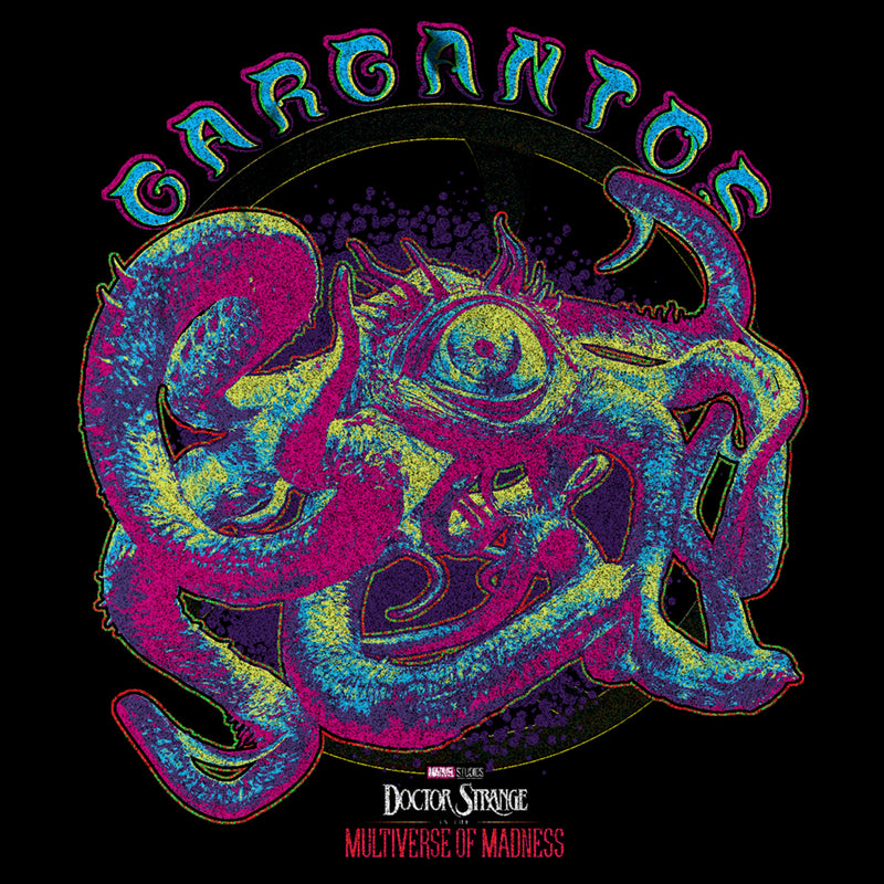 Men's Marvel Doctor Strange in the Multiverse of Madness Neon Gargantos T-Shirt