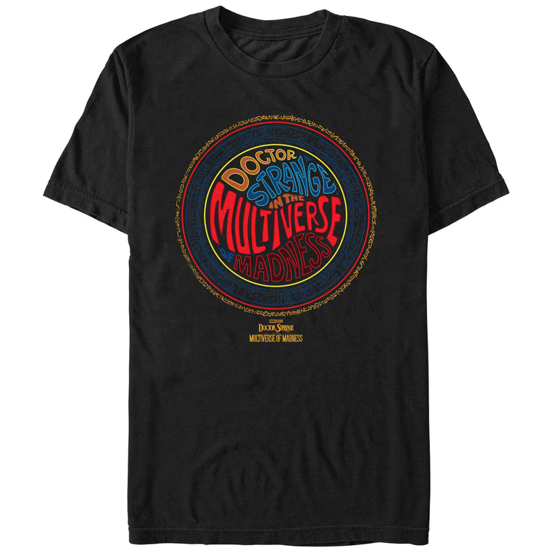 Men's Marvel Doctor Strange in the Multiverse of Madness Retro Logo T-Shirt