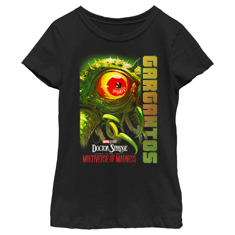 Girl's Marvel Doctor Strange in the Multiverse of Madness Gargantos Comic T-Shirt