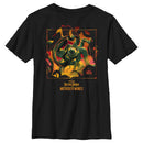 Boy's Marvel Doctor Strange in the Multiverse of Madness Rampaging Gargantos T-Shirt
