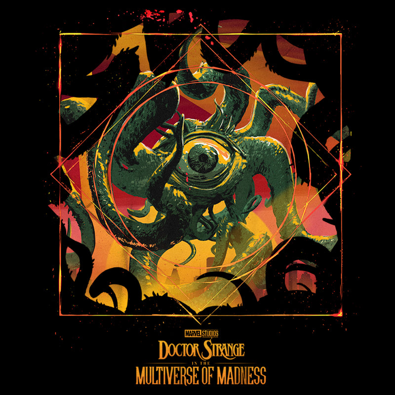 Boy's Marvel Doctor Strange in the Multiverse of Madness Rampaging Gargantos T-Shirt