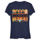 Junior's Marvel Eternals Golden Portraits T-Shirt