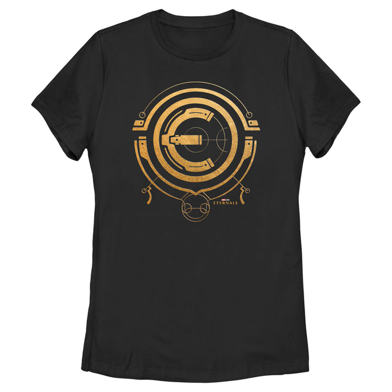 Women's Marvel Eternals Golden Logo T-Shirt