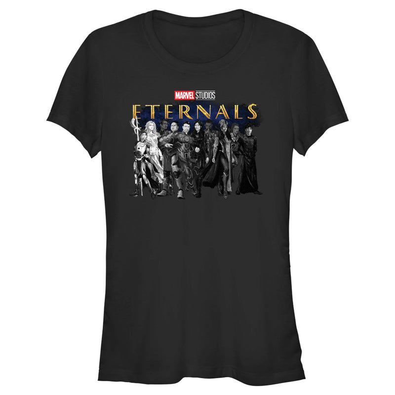 Junior's Marvel Eternals The Heroic Ten T-Shirt