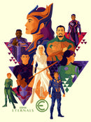 Men's Marvel Eternals Triangle Portraits T-Shirt