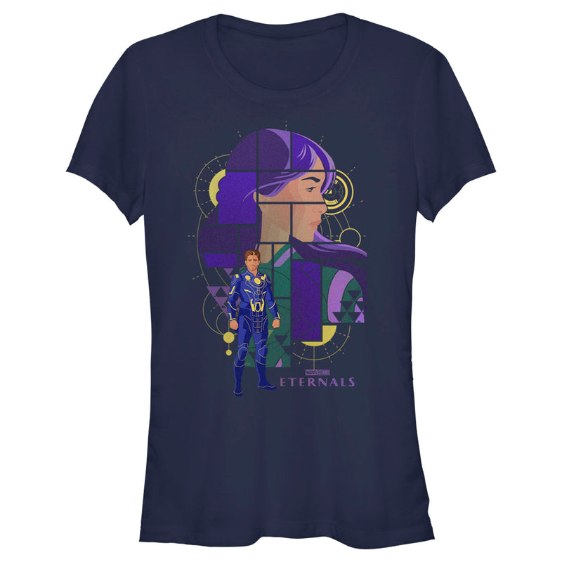 Junior's Marvel Eternals Ikaris and Sersi T-Shirt