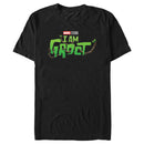 Men's Marvel: I am Groot Nature Leaf Logo T-Shirt
