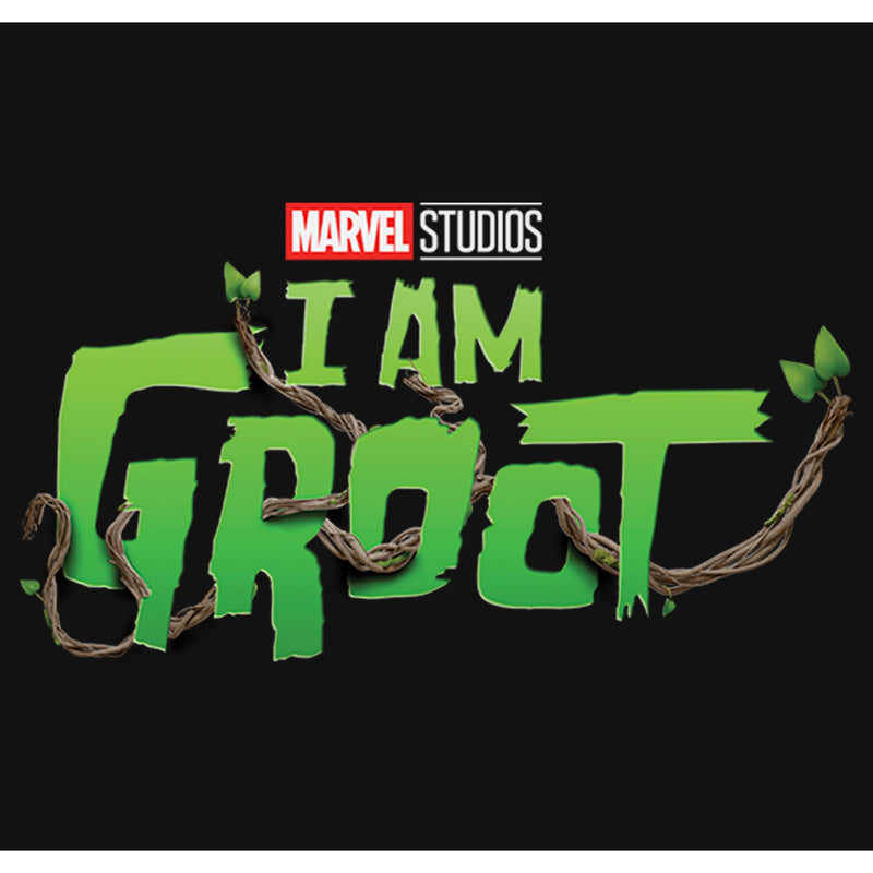 Girl's Marvel: I am Groot Nature Leaf Logo T-Shirt