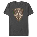 Men's Marvel: I am Groot Guardians of the Galaxy Wood Moss Logo T-Shirt