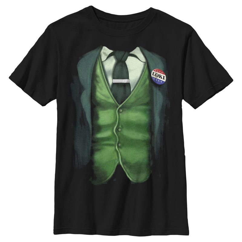 Boy's Marvel Vote for Loki Costume T-Shirt