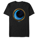 Men's Marvel: Moon Knight Gold and Blue Symbol T-Shirt