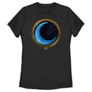 Women's Marvel: Moon Knight Gold and Blue Symbol T-Shirt