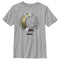 Boy's Marvel: Moon Knight Gold Mummy Wrapped Crescent Moon Emblem T-Shirt