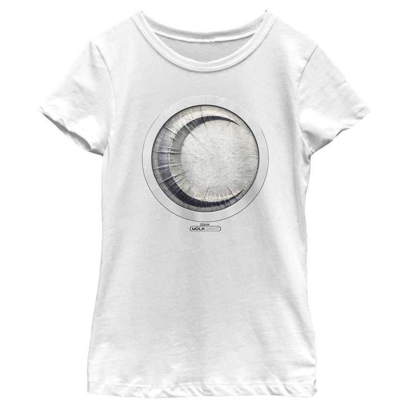 Girl's Marvel: Moon Knight Crescent Crater Symbol T-Shirt