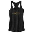 Junior's Marvel: Moon Knight Gold Bird Skull Logo Racerback Tank Top