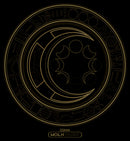 Women's Marvel: Moon Knight Hieroglyphic Moon Phase Logo T-Shirt