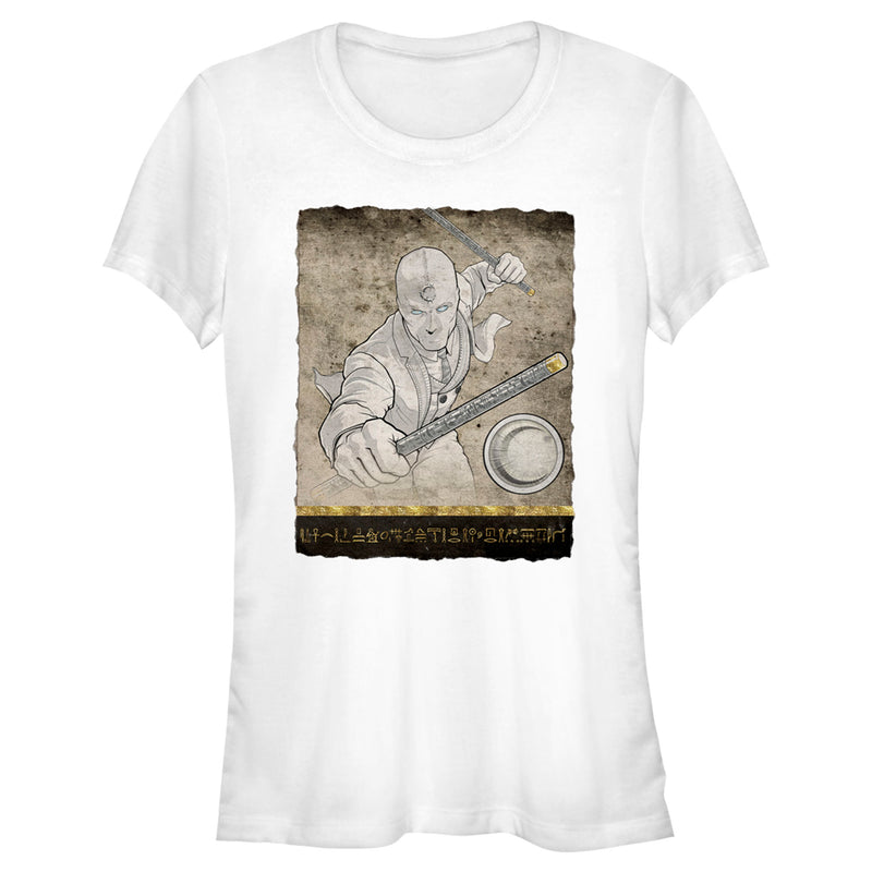 Junior's Marvel: Moon Knight Mr. Knight Action Pose T-Shirt