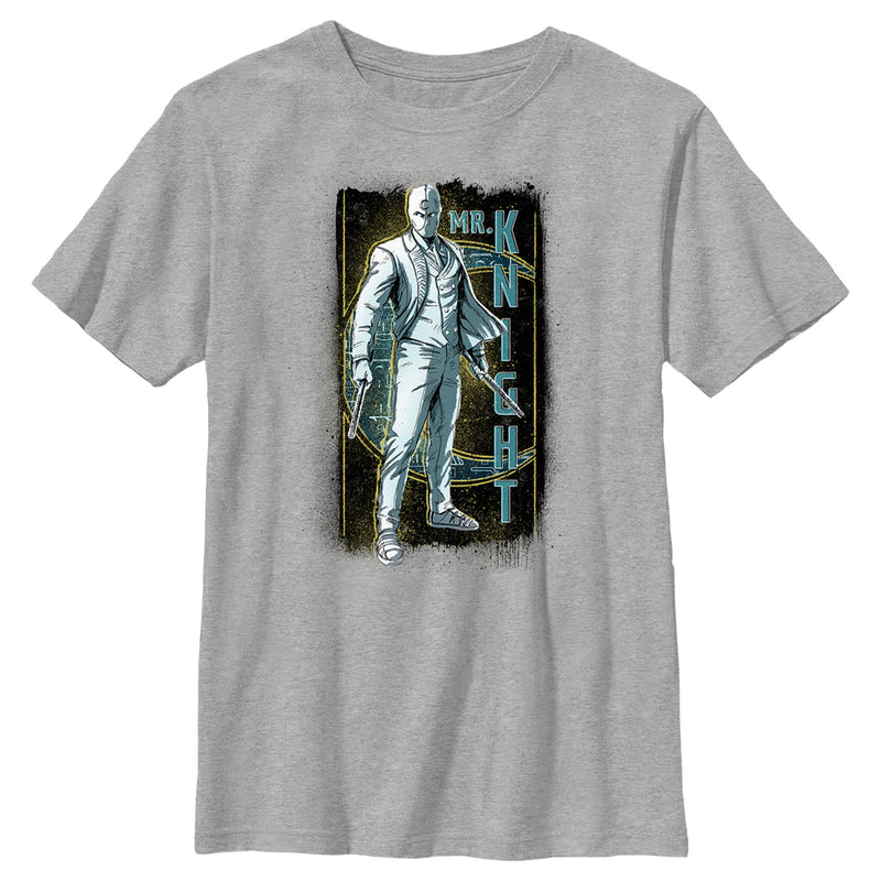 Boy's Marvel: Moon Knight Sketch Portrait of Mr. Knight T-Shirt