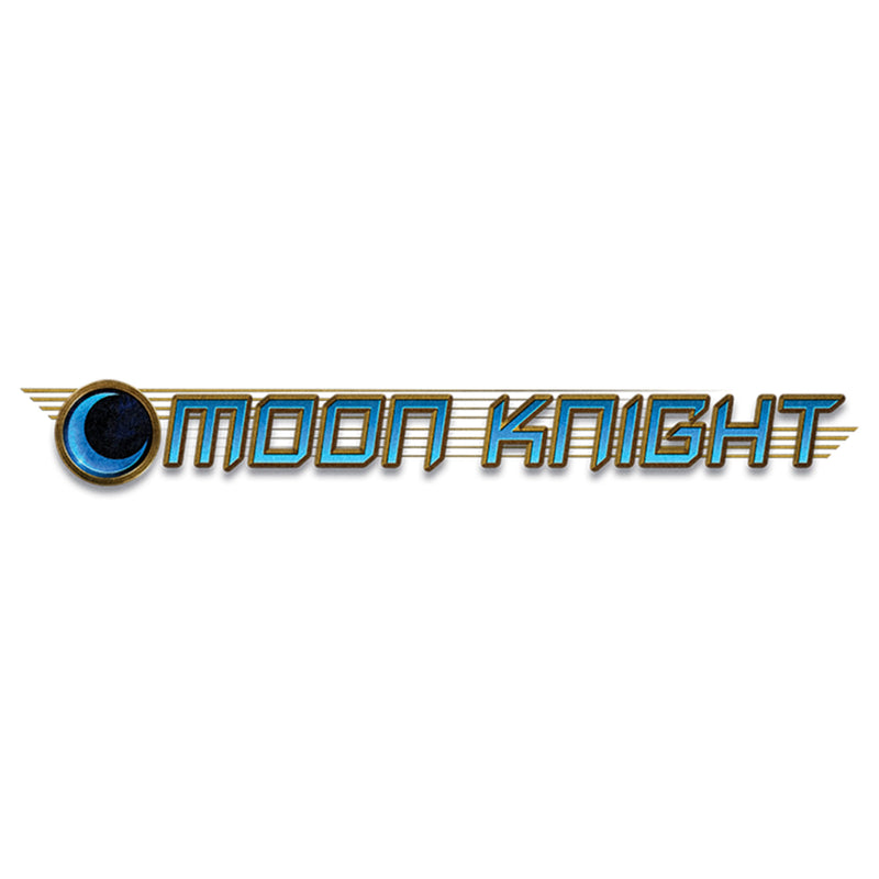 Men's Marvel: Moon Knight Blue Horizontal Logo T-Shirt