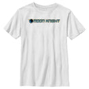 Boy's Marvel: Moon Knight Blue Horizontal Logo T-Shirt