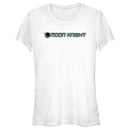 Junior's Marvel: Moon Knight Blue Horizontal Logo T-Shirt