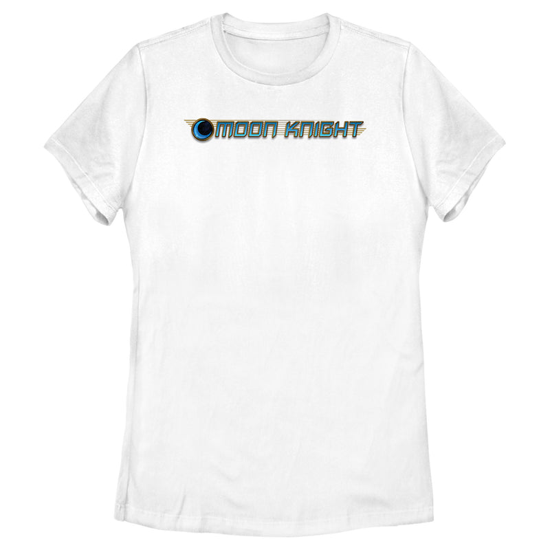 Women's Marvel: Moon Knight Blue Horizontal Logo T-Shirt