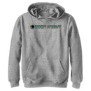 Boy's Marvel: Moon Knight Blue Horizontal Logo Pull Over Hoodie