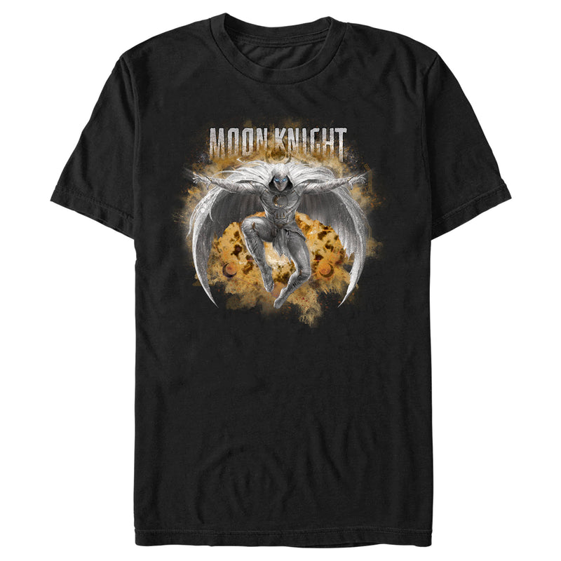 Men's Marvel: Moon Knight Jumping Into Action T-Shirt