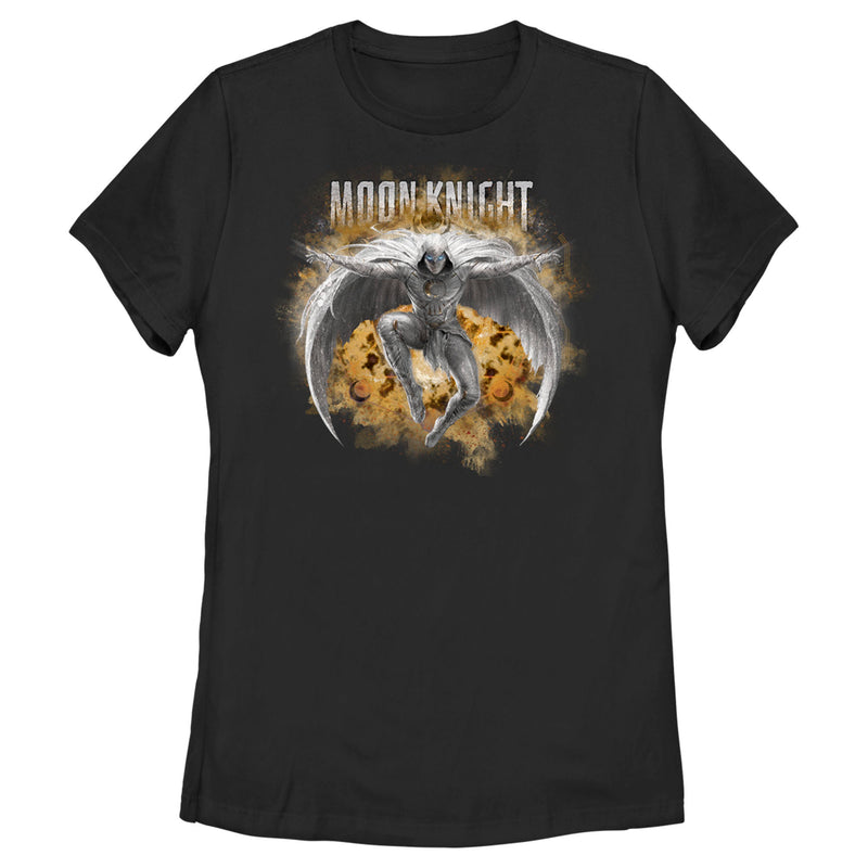 Women's Marvel: Moon Knight Jumping Into Action T-Shirt