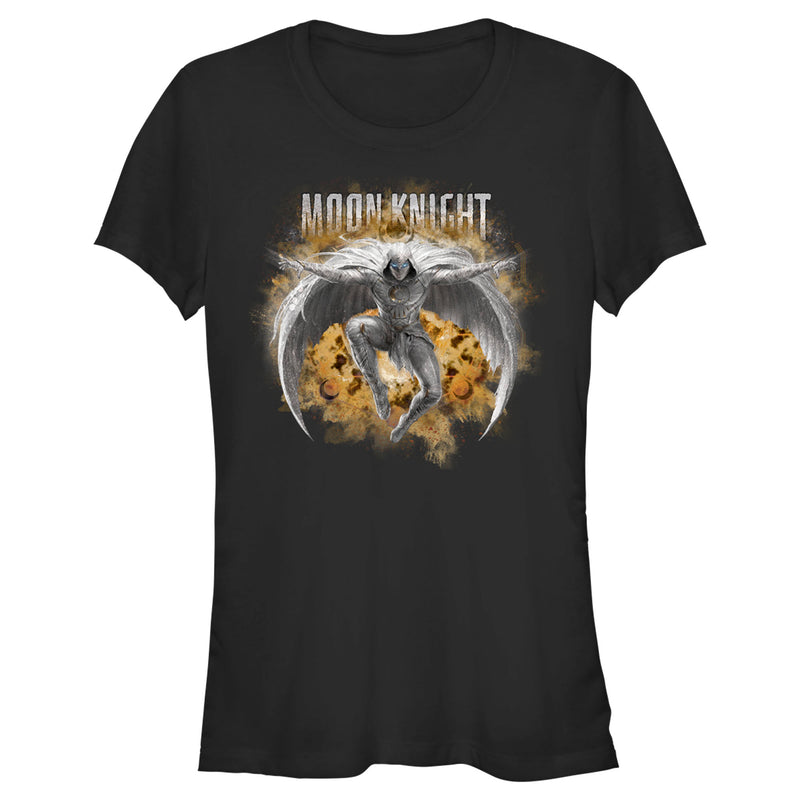 Junior's Marvel: Moon Knight Jumping Into Action T-Shirt