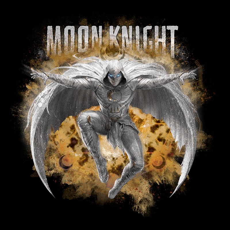 Boy's Marvel: Moon Knight Jumping Into Action Pull Over Hoodie
