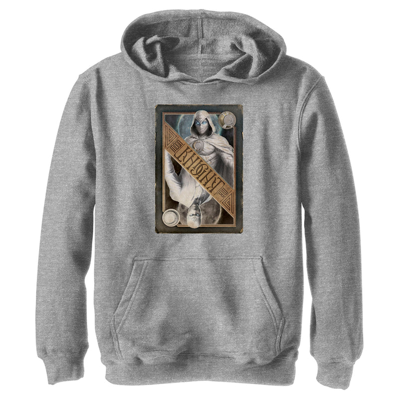 Boy's Marvel: Moon Knight Split Personality Playing Card, Who Will Win Pull Over Hoodie