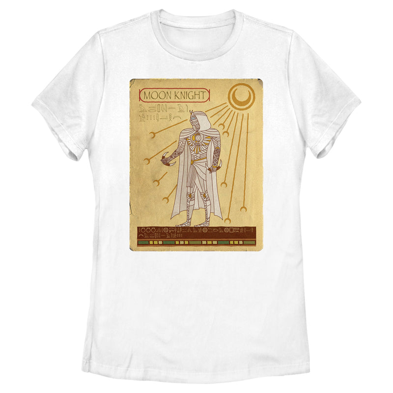 Women's Marvel: Moon Knight Ancient Egyptian Portrait T-Shirt