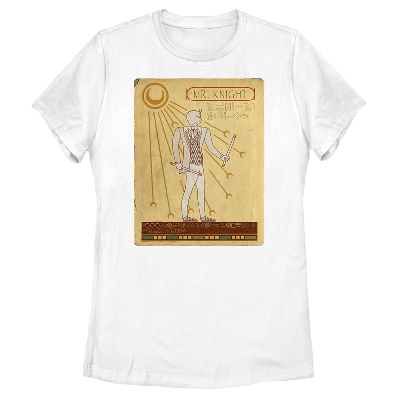 Women's Marvel: Moon Knight Ancient Egyptian Mr. Knight Portrait T-Shirt