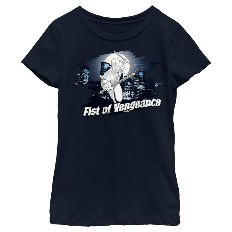 Girl's Marvel: Moon Knight Mr. Knight Fist of Vengeance T-Shirt