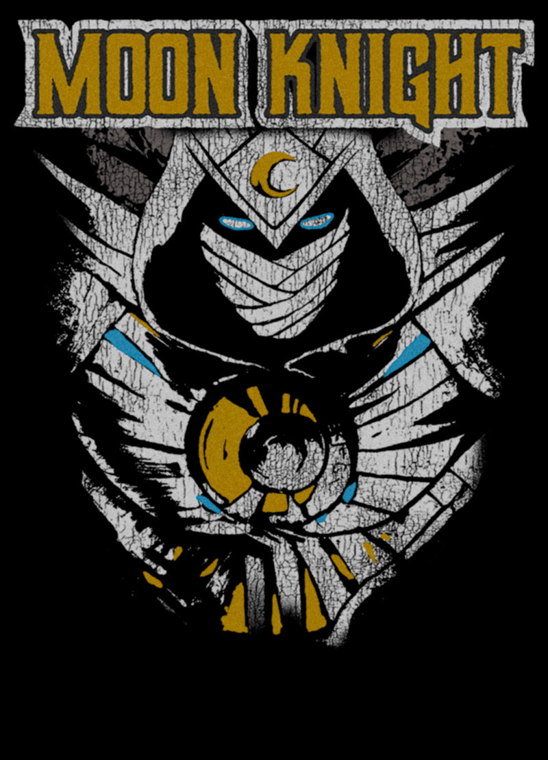 Junior's Marvel: Moon Knight Distressed Action Jump T-Shirt