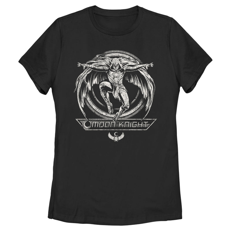 Women's Marvel: Moon Knight Ancient Statue T-Shirt