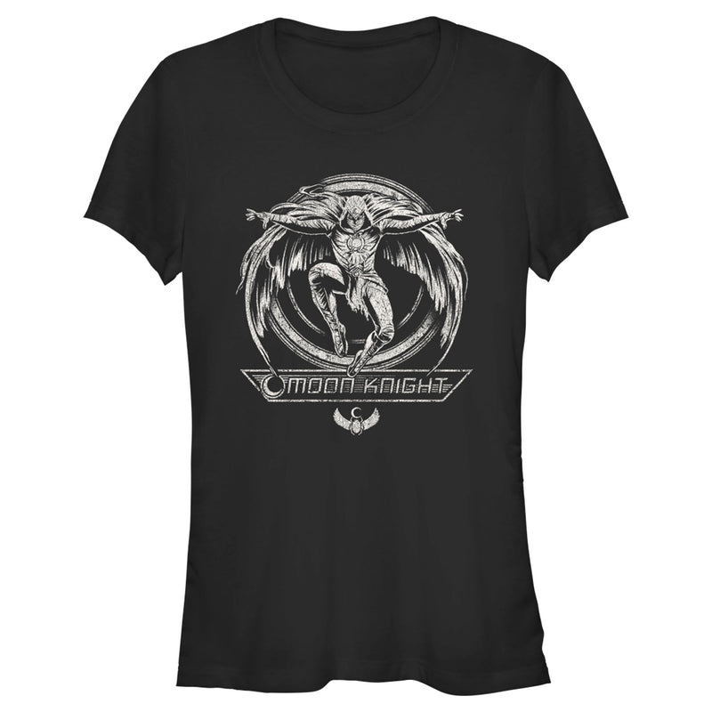 Junior's Marvel: Moon Knight Ancient Statue T-Shirt