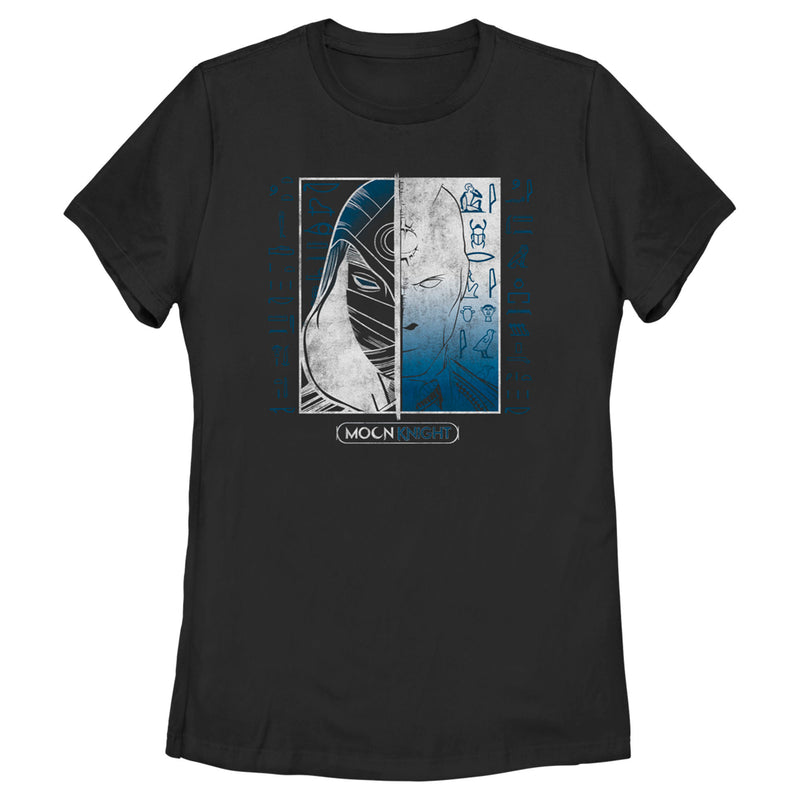 Women's Marvel: Moon Knight Split Face Duo T-Shirt