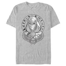 Men's Marvel: Moon Knight Winged Scarab Portrait Sketch T-Shirt