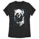 Women's Marvel: Moon Knight Blue Hieroglyphs T-Shirt