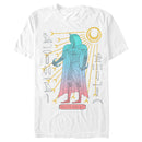 Men's Marvel: Moon Knight Colorful Egyptian Portrait T-Shirt