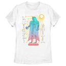 Women's Marvel: Moon Knight Colorful Egyptian Portrait T-Shirt