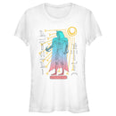 Junior's Marvel: Moon Knight Colorful Egyptian Portrait T-Shirt