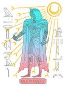 Junior's Marvel: Moon Knight Colorful Egyptian Portrait T-Shirt