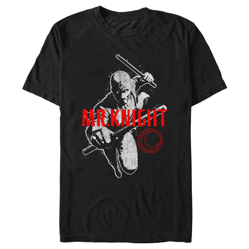 Men's Marvel: Moon Knight Retro Mr. Knight Portrait T-Shirt