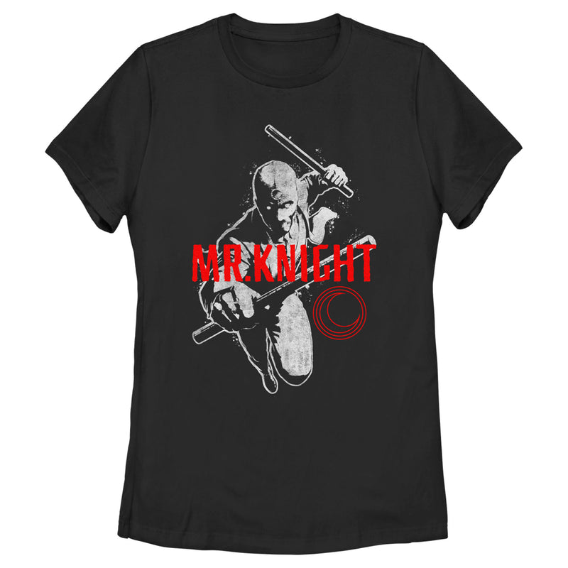 Women's Marvel: Moon Knight Retro Mr. Knight Portrait T-Shirt